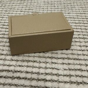 Burberry Nova Check Cufflinks with Box Round Shape